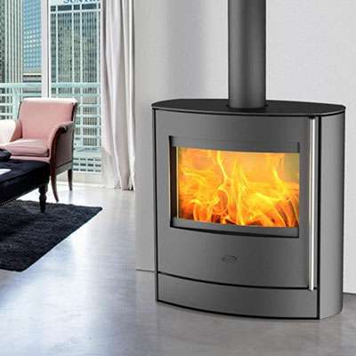 Fireplace Adamis acier